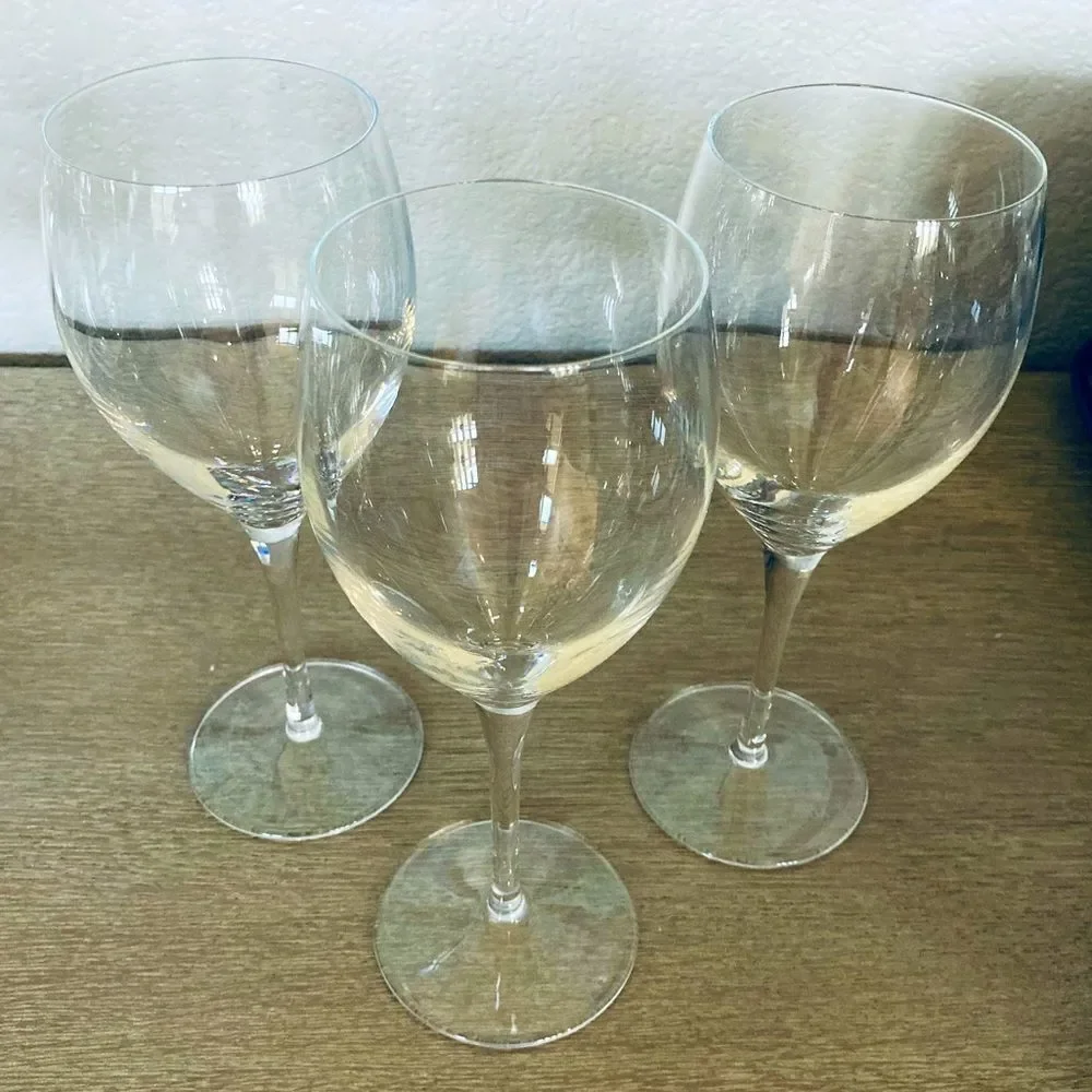 Luigi Bormioli 3-pc White Wine Glasses Stemware